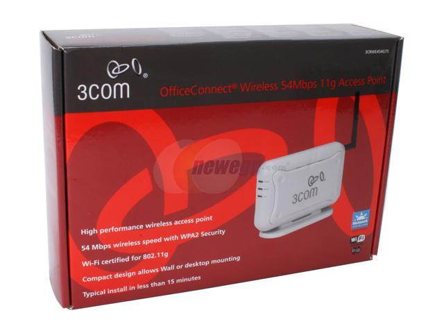 3com 3CRWE454G75 OfficeConnect Wireless 54 Mbps 802.11g Access Point