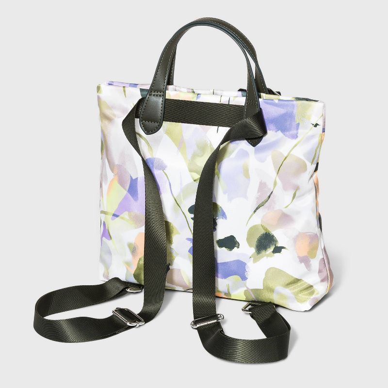 Mini Zip Closure Convertible Backpack - A New Day™