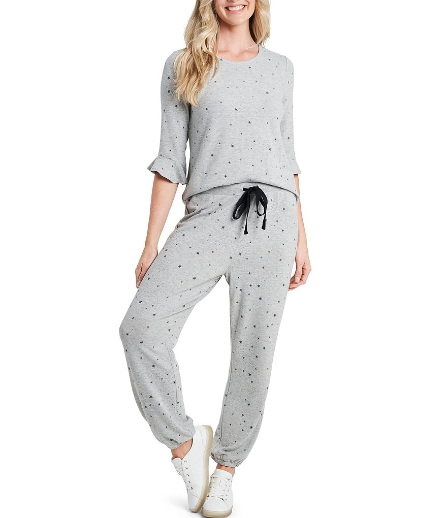 Marc New York Short Sleeve Tie-Dye Jewel Neck Tee