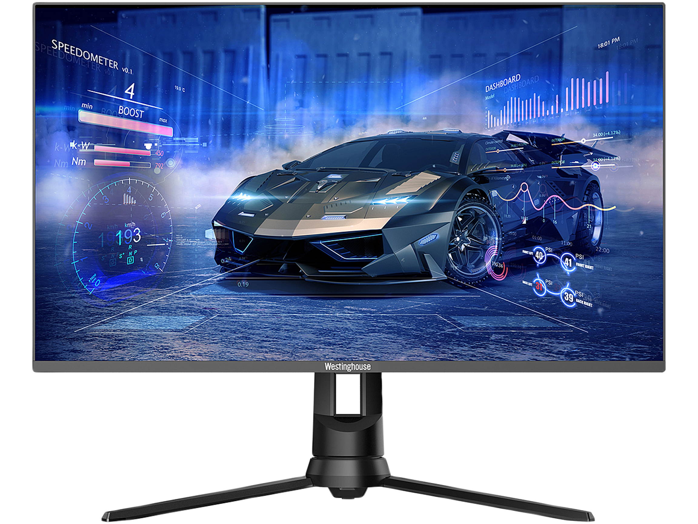 Westinghouse WM27PX9019 27" Full HD 1920 x 1080 144Hz HDMI VGA DisplayPort AMD FreeSync Technology Flicker-Free Edgeless Design Eye Care Technology Widescreen Backlit LED Gaming Monitor