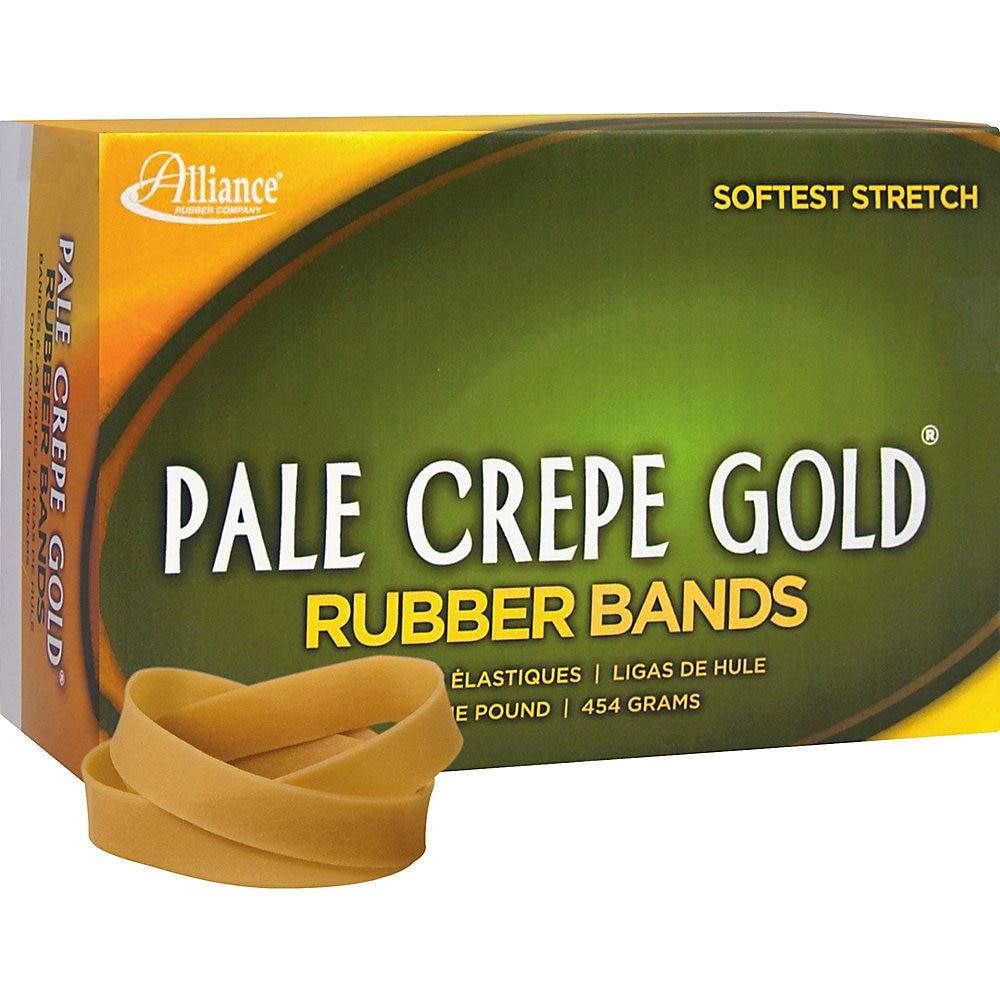 Alliance Rubber Pale Crepe Gold Rubber Band 320 EA/BX