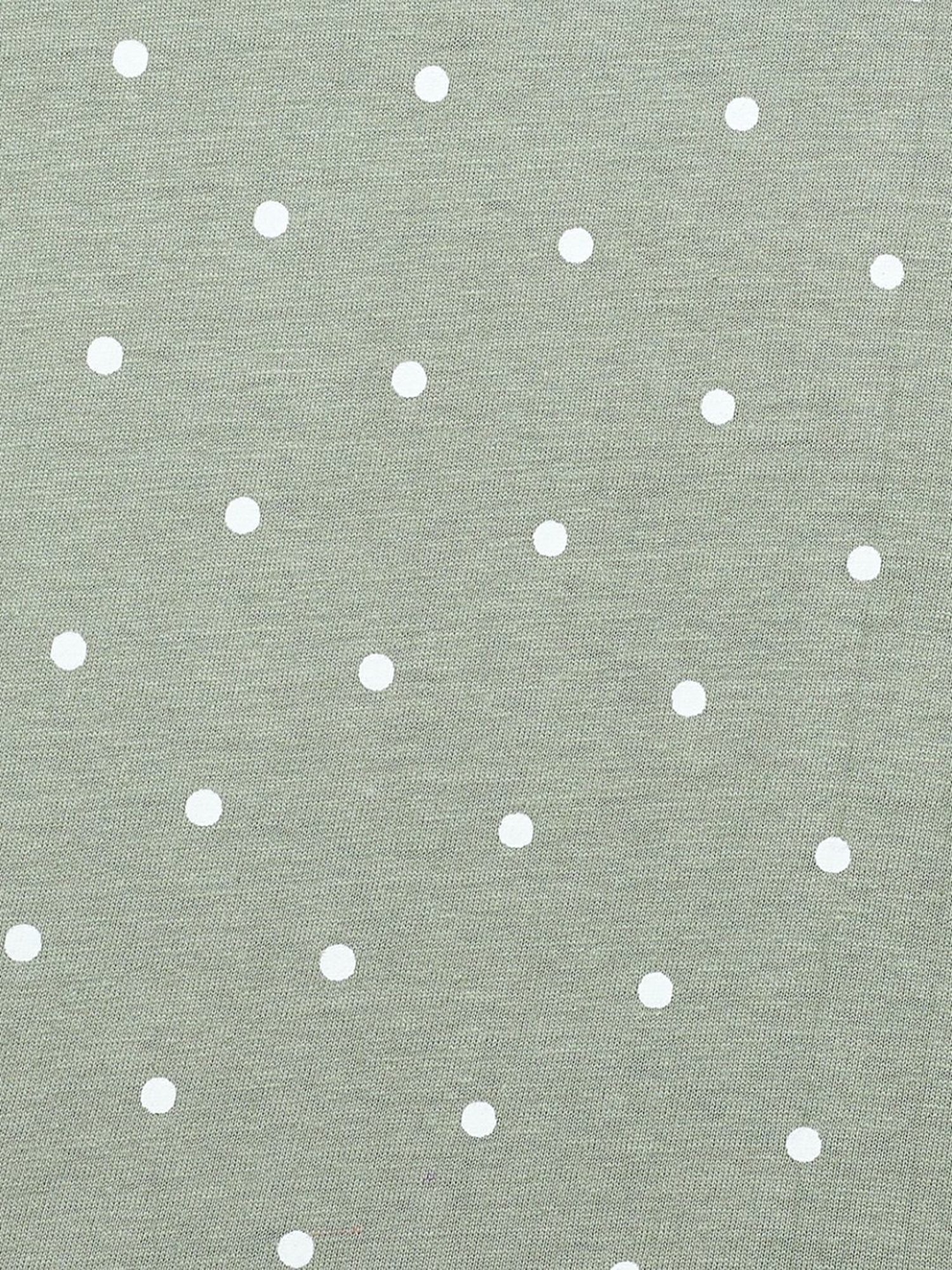 YU by Pantaloons Olive Green Cotton Graphic Print Top