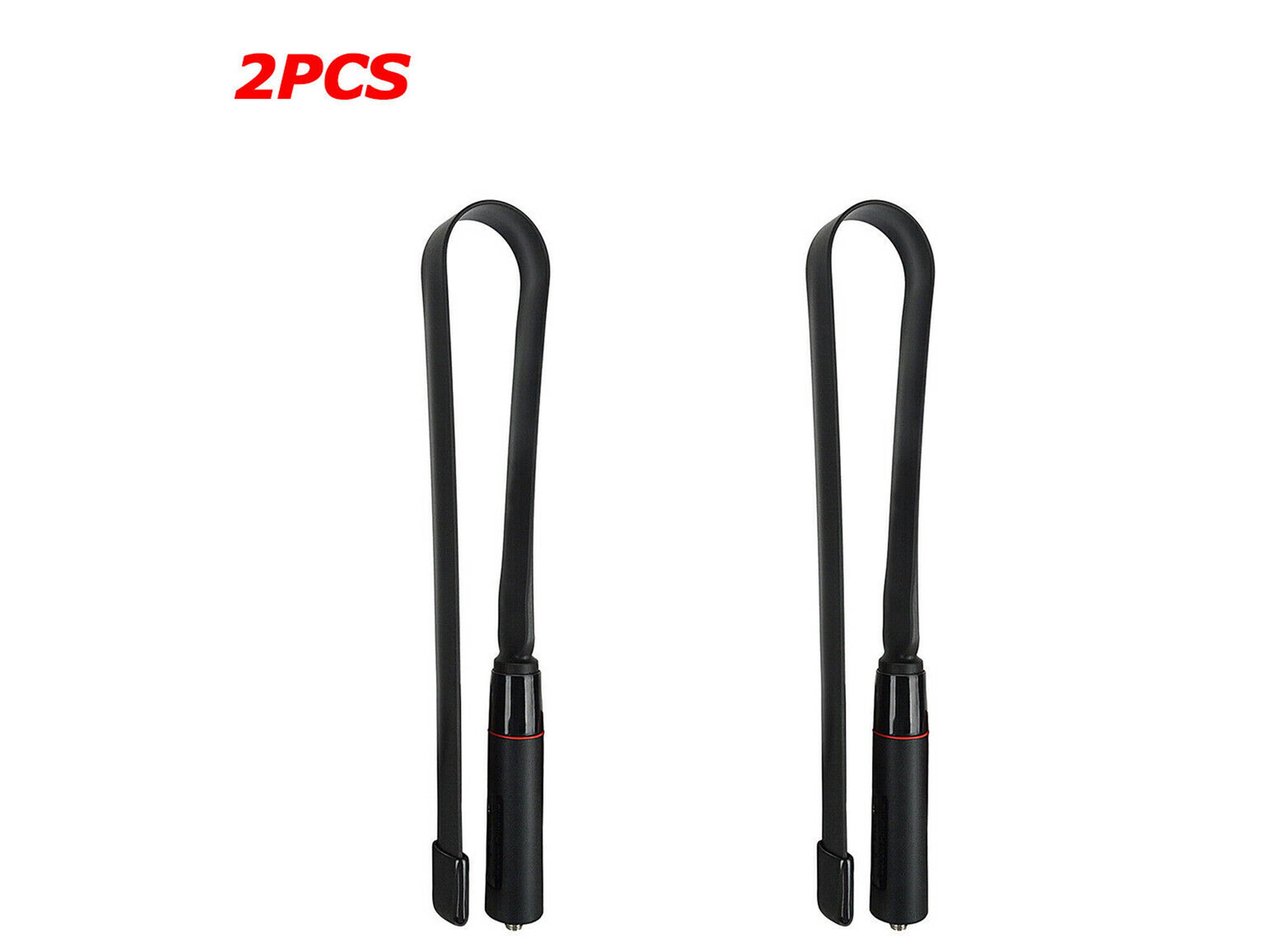 HYS 2PCS Folding Tactical VHF UHF Walkie Talkie Portable Antenna for Baofeng UV-5R UV-82