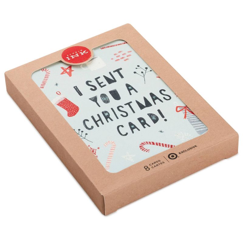 8ct Hallmark Studio Ink I Sent You a Card