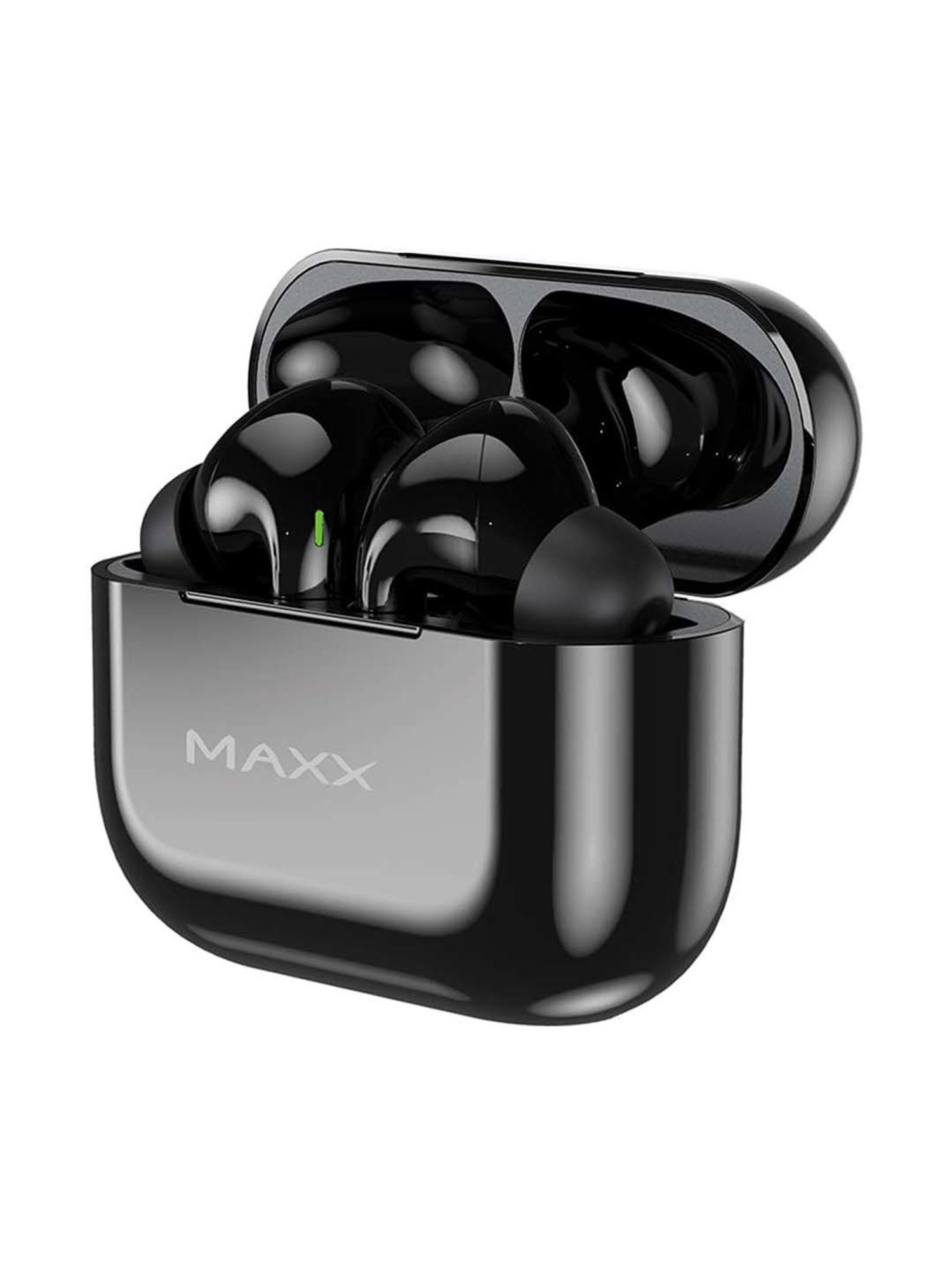 Maxx PX3 Truly Wireless Earbuds with IPX6 Water and Sweat Resistant (Black)