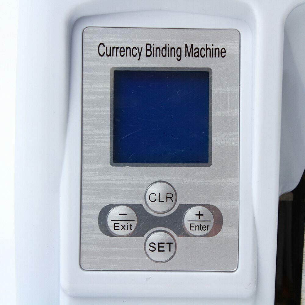 LOYALHEARTDY Automatic Money Bundle Machine Cash Money Currency Strapping Machine Currency Strapper Bank Cash Packer Package Machine 110V
