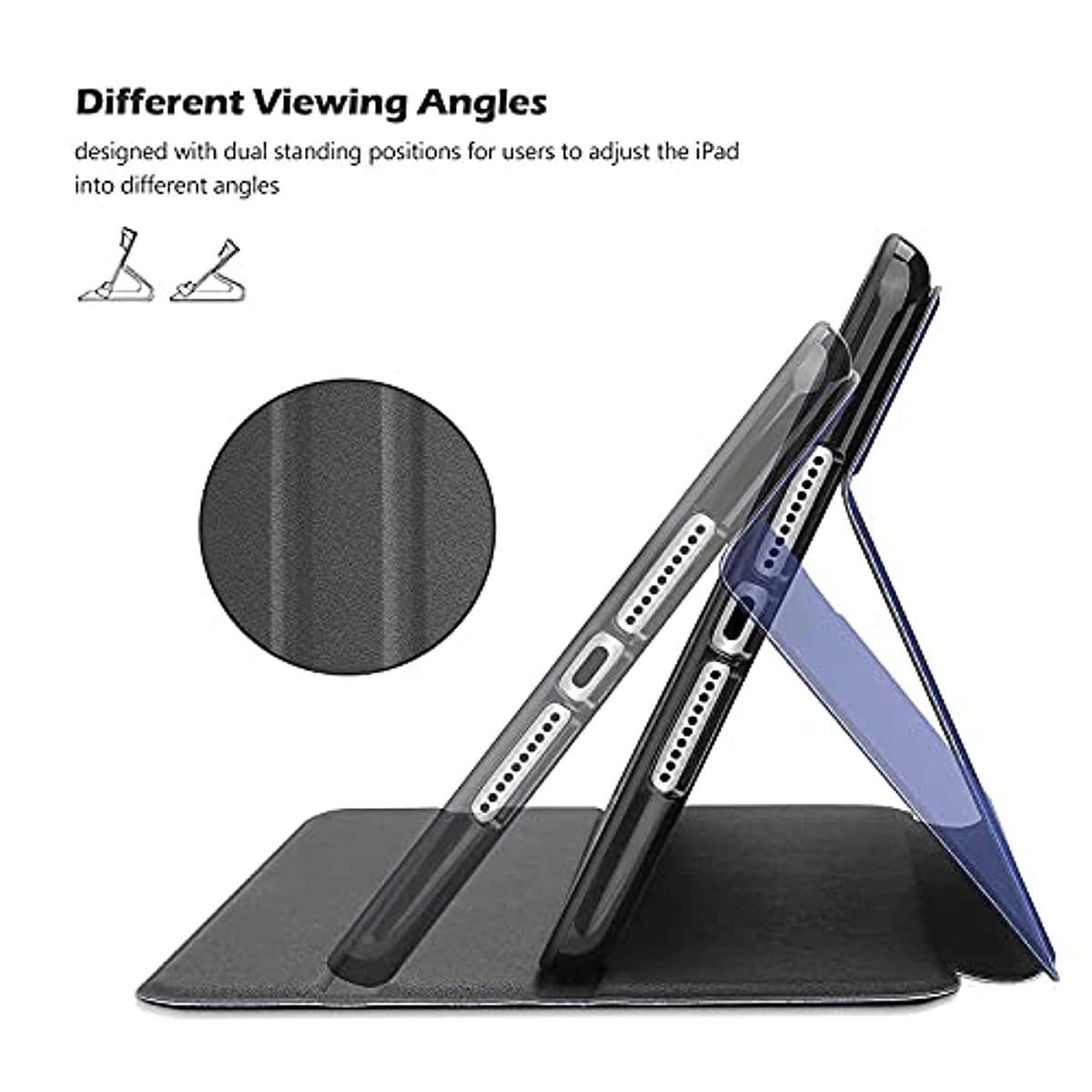 ProCase iPad Mini Case for iPad Mini 5 2019/ Mini 4, Mini 1 2 3 Bundle with Procase iPad Mini 5 / Mini 4 Smart Case 5th / 4th Generation iPad Mini, Ultra Slim Lightweight Stand Protective Case