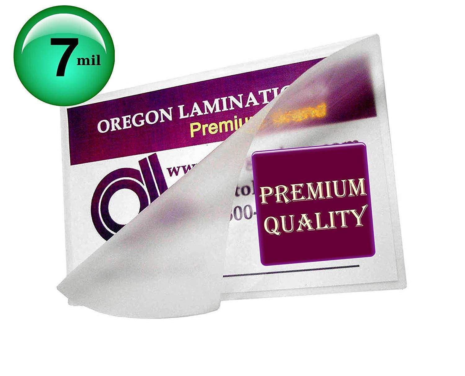 7 Mil School Card Laminating Pouches 2-1/2 x 3-5/8 Hot Laminator Sleeves qty 100