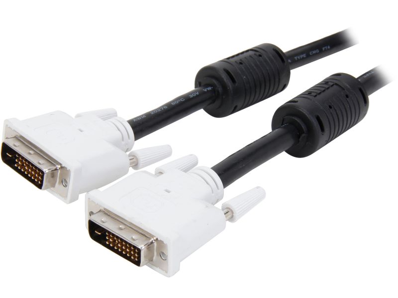 DAT 7321D Black Male to Male One DVI-D to DVI-D Single Link Cable