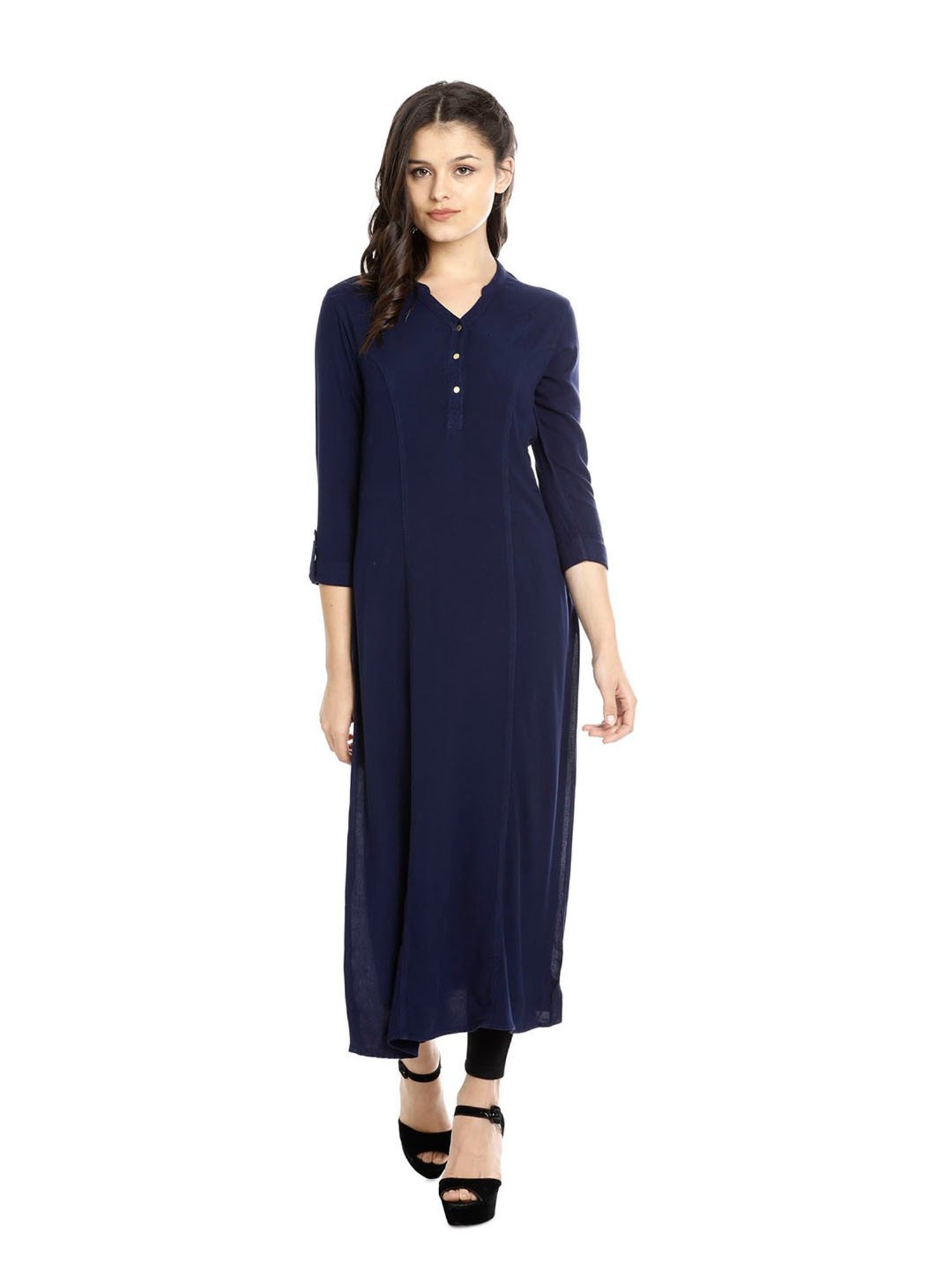 Identiti Blue A Line Kurta