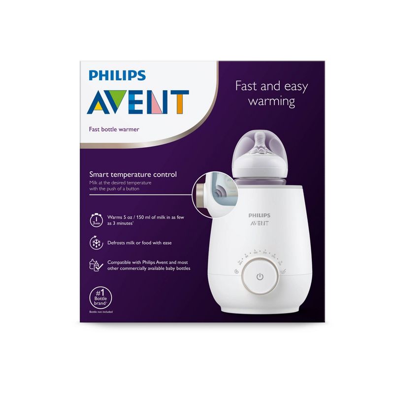 Philips Avent Fast Baby Bottle Warmer with Auto Shut Off