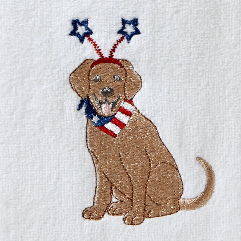 2pc Patriotic Pup Hand Towel Set - SKL Home