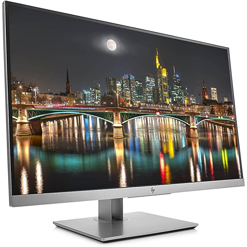 Business EliteDisplay E273 27" Screen Full HD LED-Lit Black/Silver Monitor 2-Pack