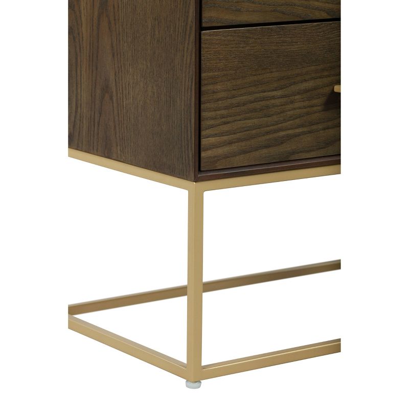 Franklin 4 Drawer Dresser Walnut - Finch