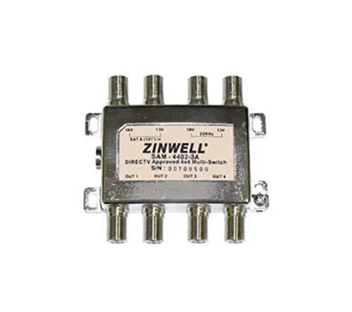 zinwell sam  44023a directv 4x4 multiswitch