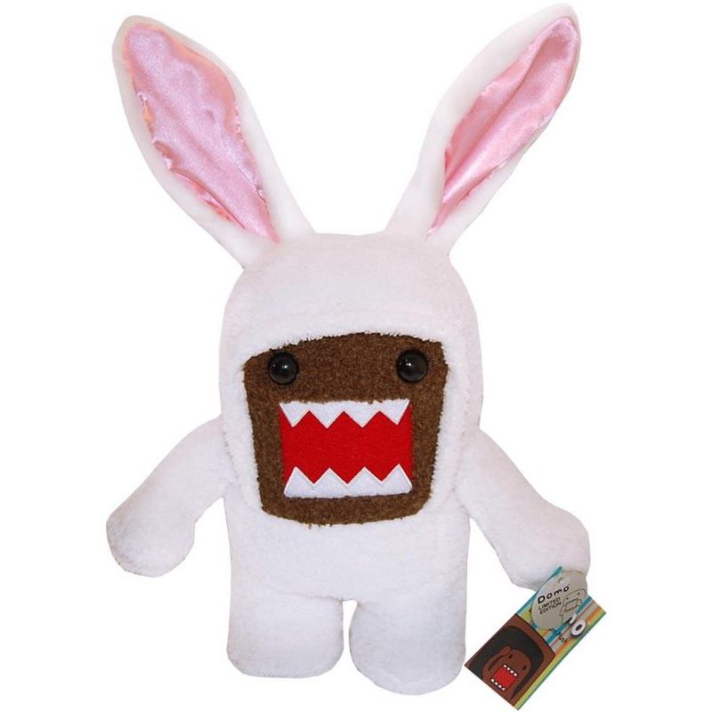 License 2 Play Inc Domo Easter Bunny White Outfit 10" Plush