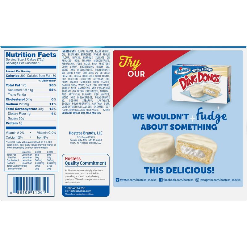 Hostess Ding Dongs - 10ct/12.7oz