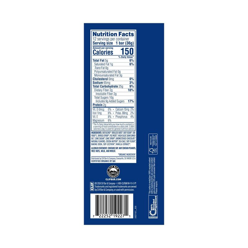 CLIF Kid ZBAR Organic S'Mores Snack Bars - 12ct