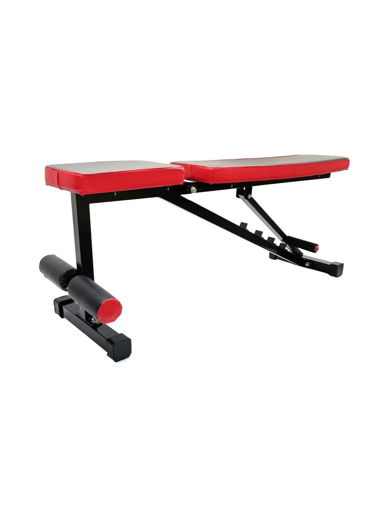 Protoner Adjustable Weight Lifting Bench (Red) Size - 122X51X18