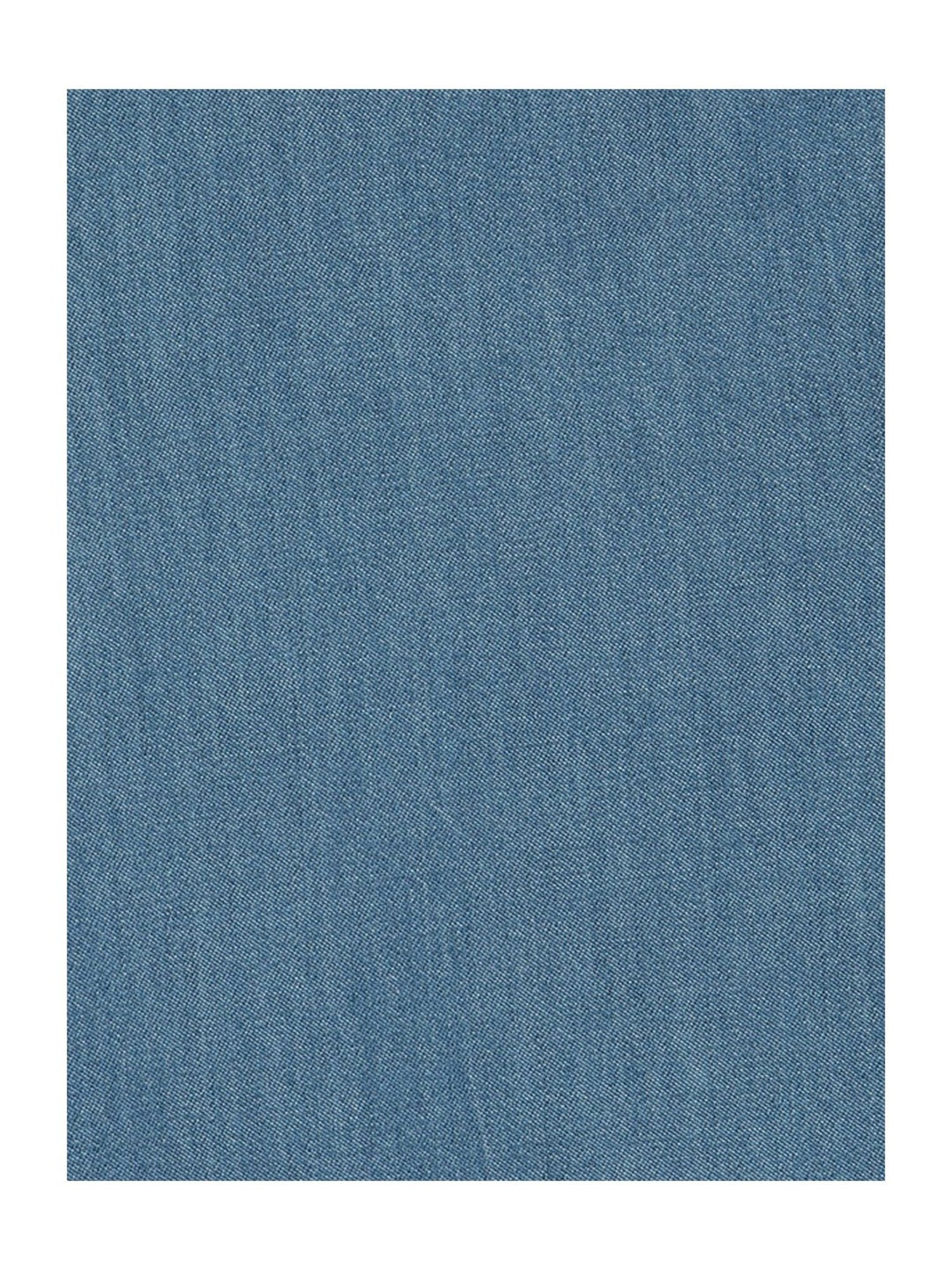 Blue Giraffe Kids Indigo Cotton Embroidered Dress