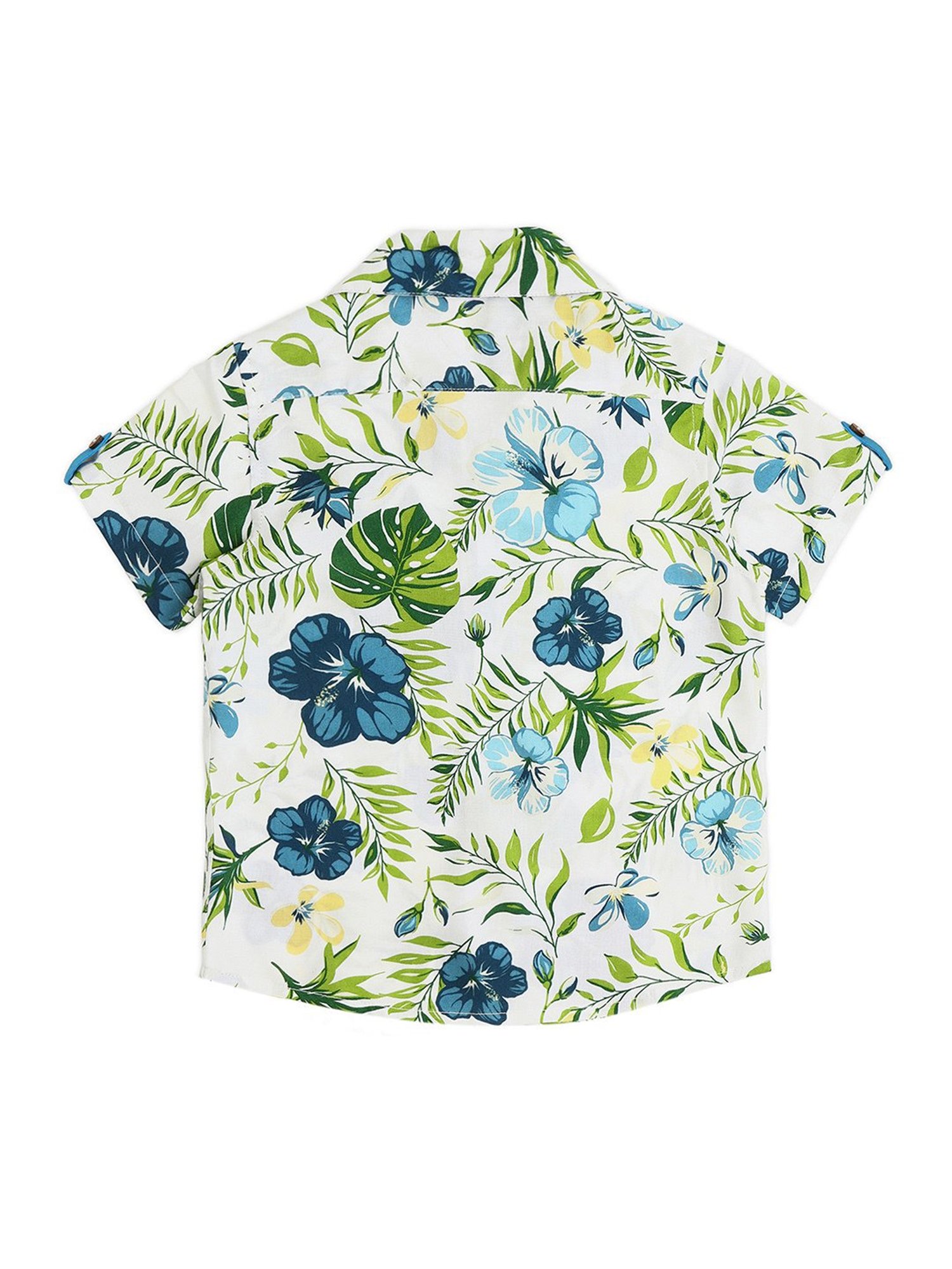 Lil Drama Kids Multicolor Floral Print Shirt