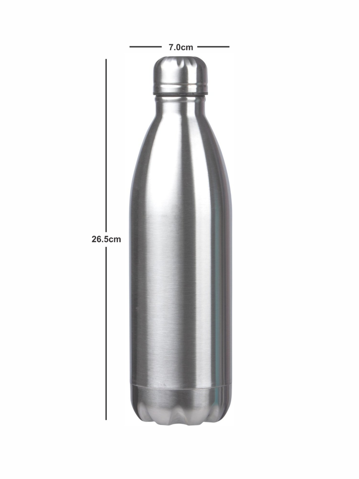 ROXX Silver Steel Super Insulated Bottle (0.5L)