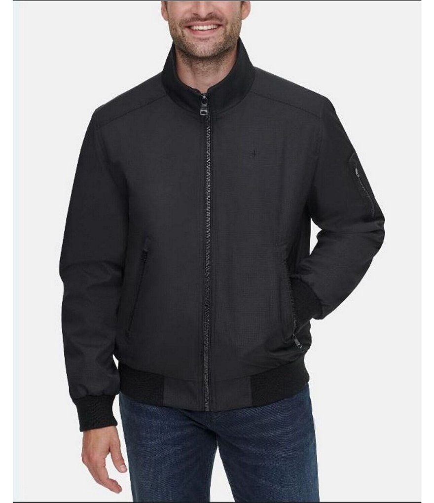 Calvin Klein Classic Ripstop Full-Zip Bomber Jacket