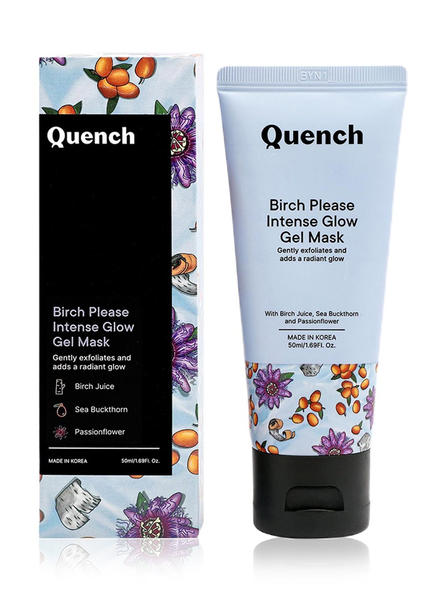 Quench Botanics Birch Please Intense Glow Gel Mask- 50 ml