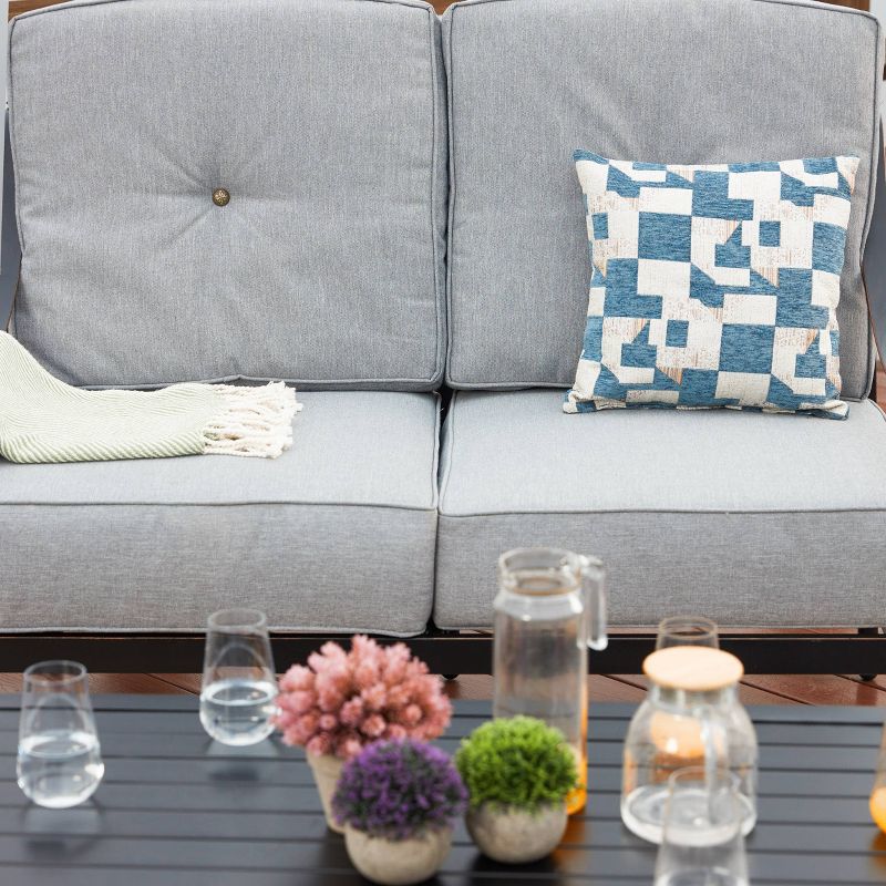 6pc Loveseat Patio Seating Set - Patio Festival