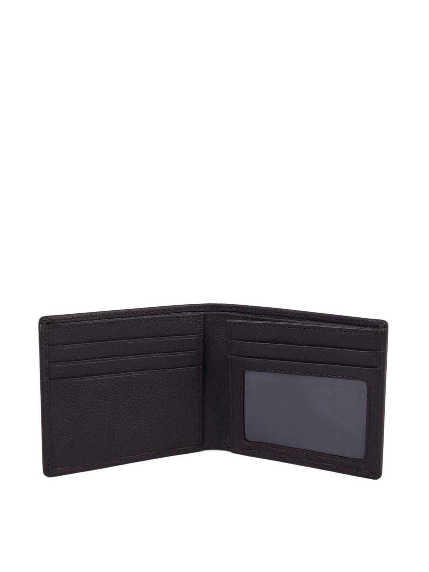 BELWABA Brown Casual Leather Bi-Fold Wallet for Men