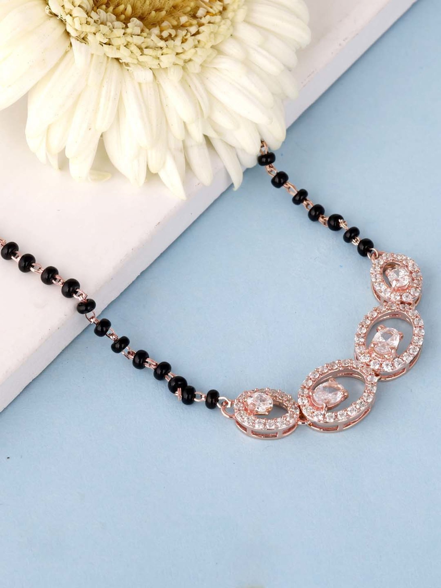 GIVA 92.5 Sterling Silver Eternal Love Mangalsutra for Women