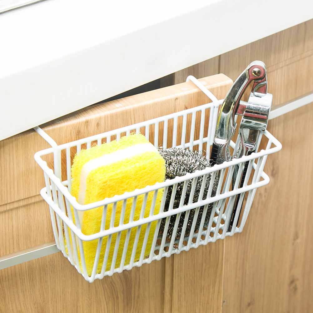 Over the Sink Sponge Holder Iron Hanging Basket Brush Sponge Drain Rack