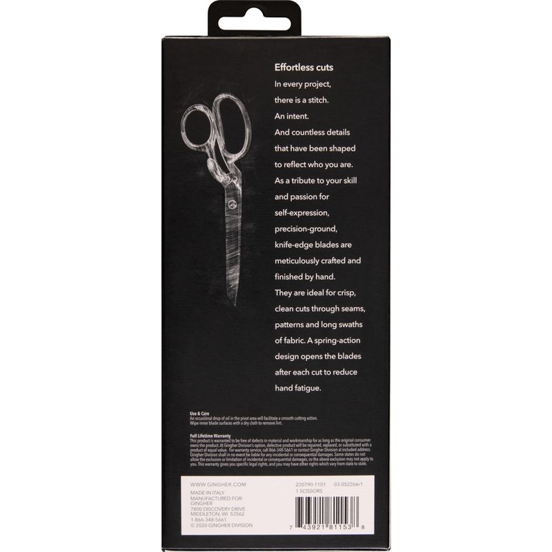 Gingher Spring Action Scissors 8"