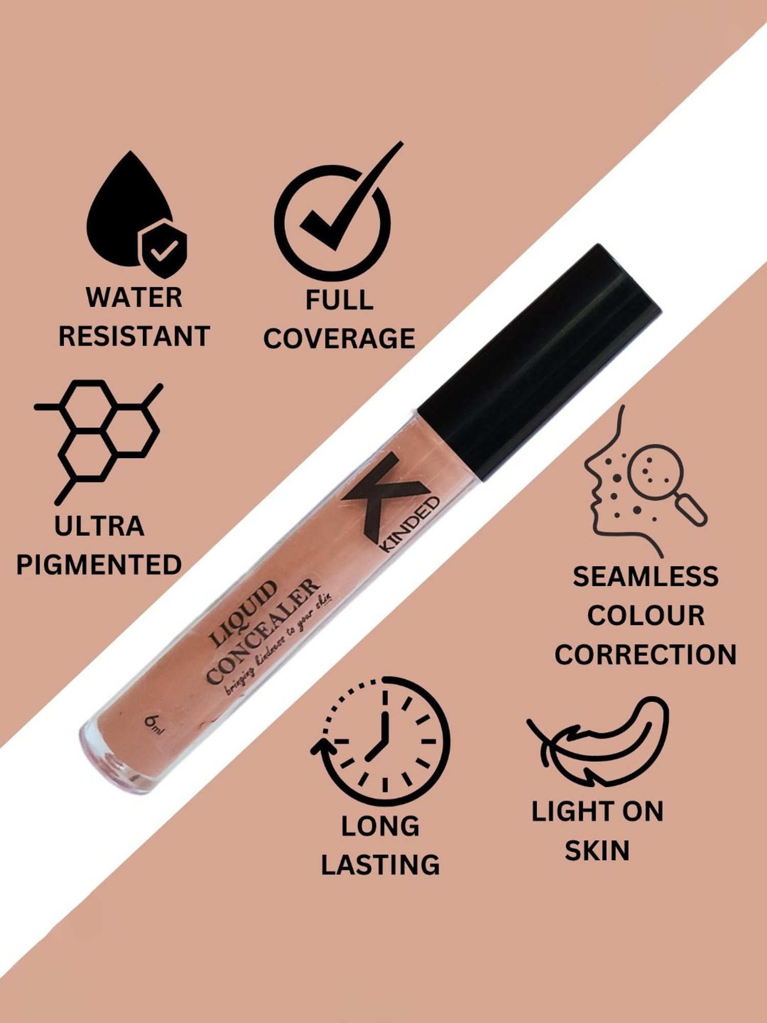 GA-DE Longevity Full Coverage Concealer 27 Fair - 7.2 ml