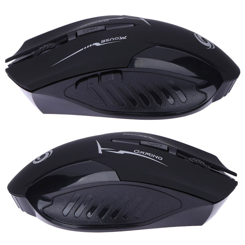 Professional 2.4G Wireless USB Optical Gaming Mouse 6 buttons Mouse Mice with USB Receiver for Laptop Notebook PC Desktop