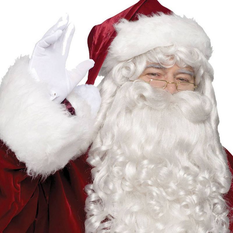 Santa Super Deluxe Costume Wig and Beard