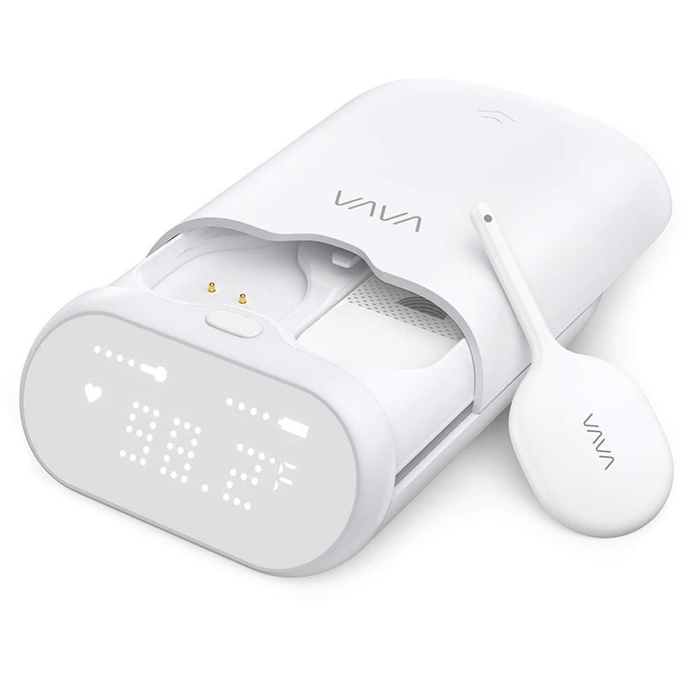 VAVA Smart Baby Thermometer, Real-Time Temperature Monitor with Fever Alarm, Wearable Armpit Digital Thermometer for Baby Fever Monitoring, with 24H Battery Life, Safe & Comfy for Children & Adults