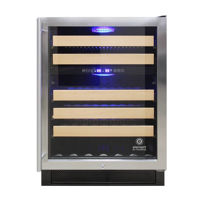 Vinotemp International Connoisseur Series 46 Dual Zone Wine Cooler