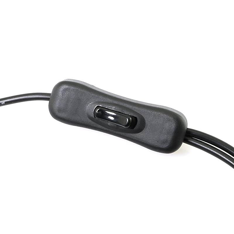 DC Power Supply Plug to 4Pin CPU Fan Power Adapter Cable Wire with ON Off Switch 1 to 2 Ways 12V