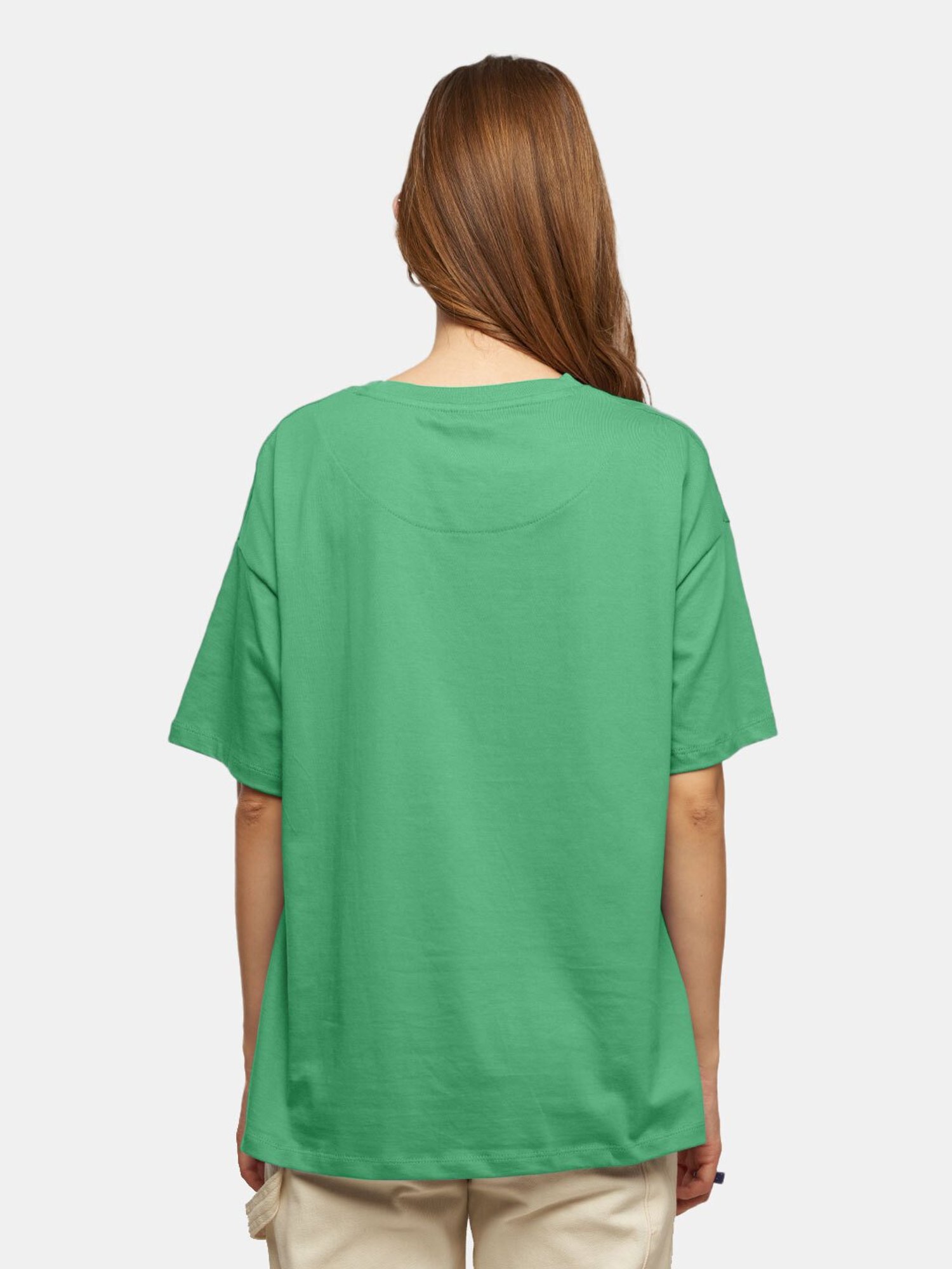 The Souled Store Green Archie: Underestimate Me Printed Oversized T-Shirt