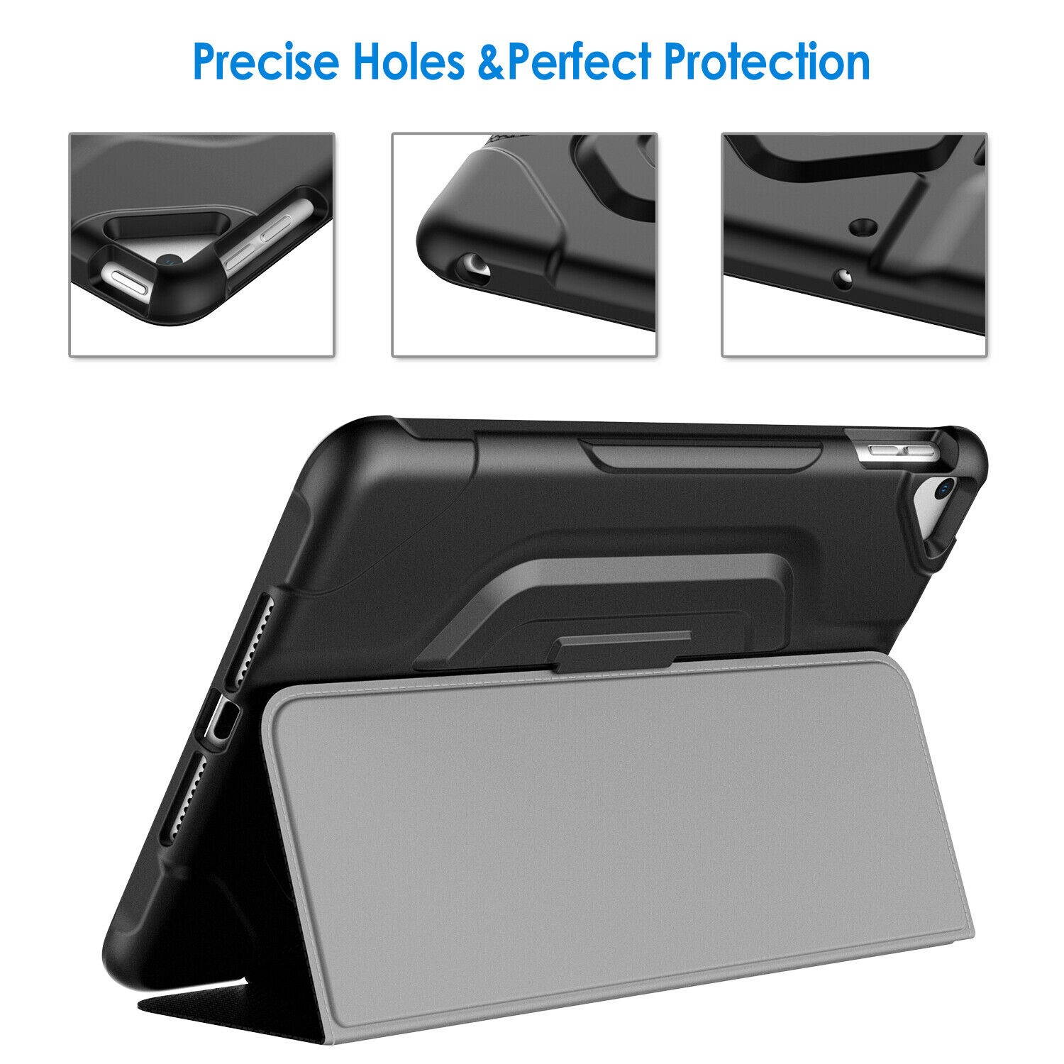 JETech Case for Apple iPad Mini 5 and iPad Mini 4 Auto Wake/Sleep Black