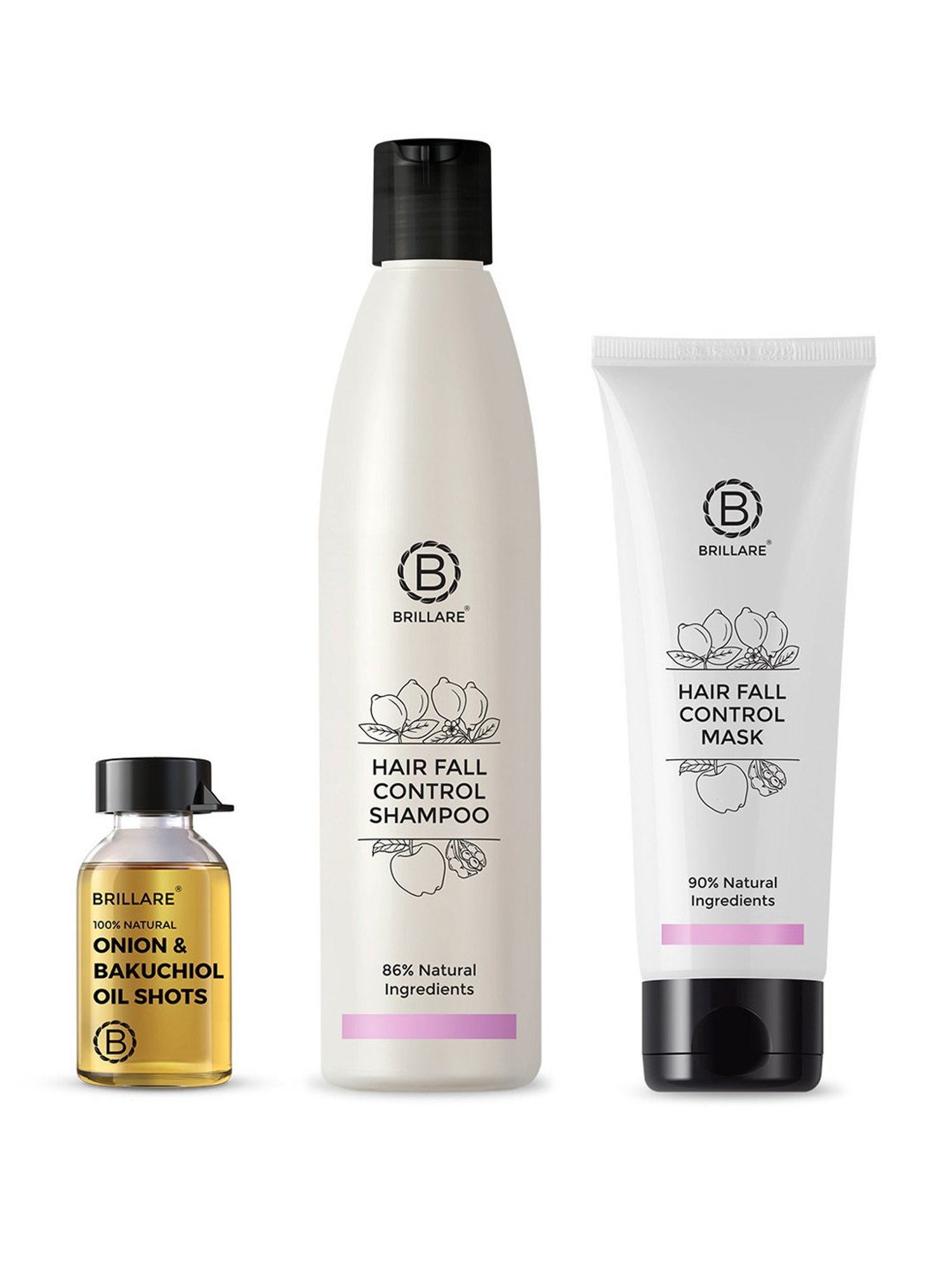 Brillare Hair Fall Control Treatment for Hair Fall Reduction Combo