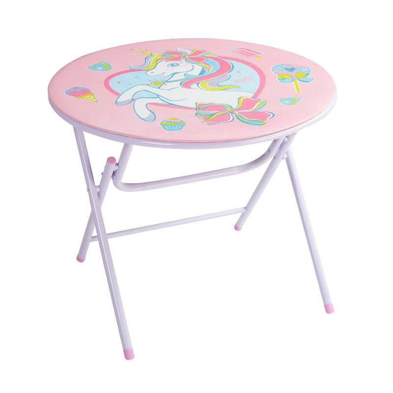 3pc JoJo Siwa Unicorn Round Table and Chair Set