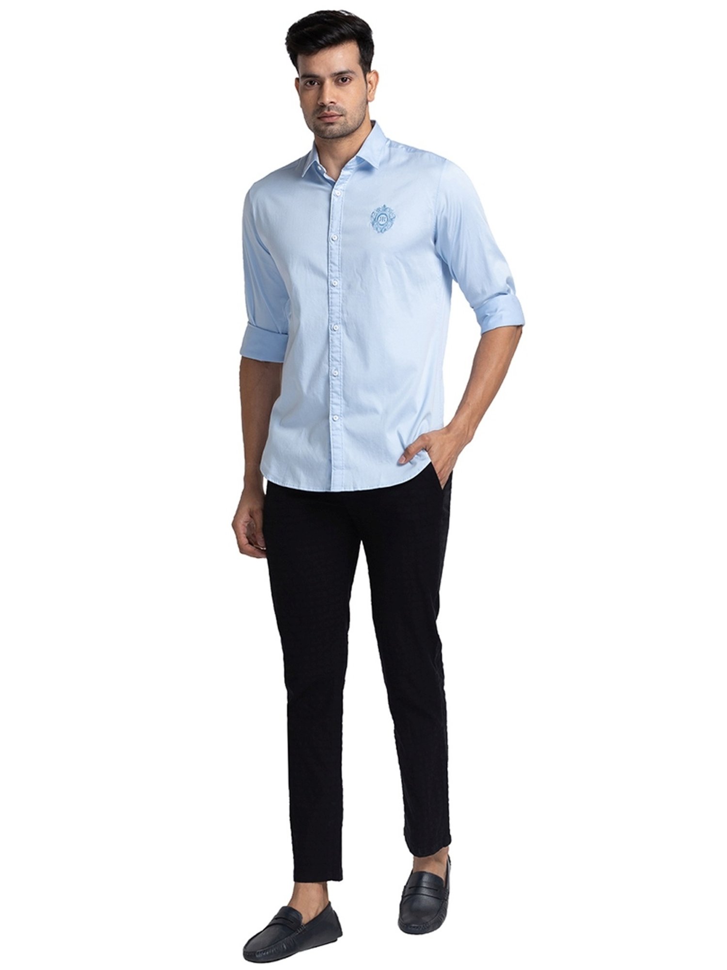 Raymond Sky Blue Slim Fit Shirt