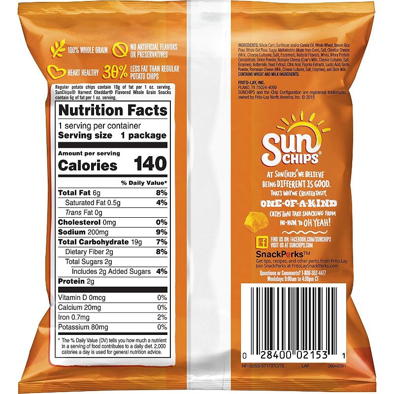 Sunchips Multigrain Chips Variety Pack - 40ct