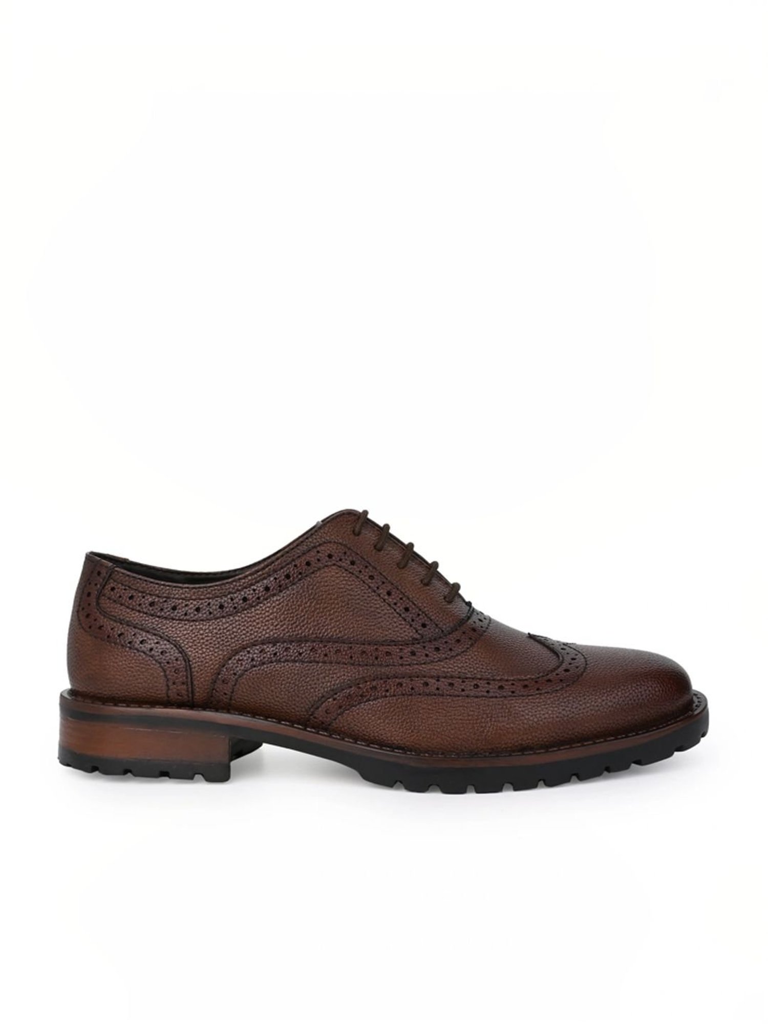 Alberto Torresi Men's Tan Brogue Shoes
