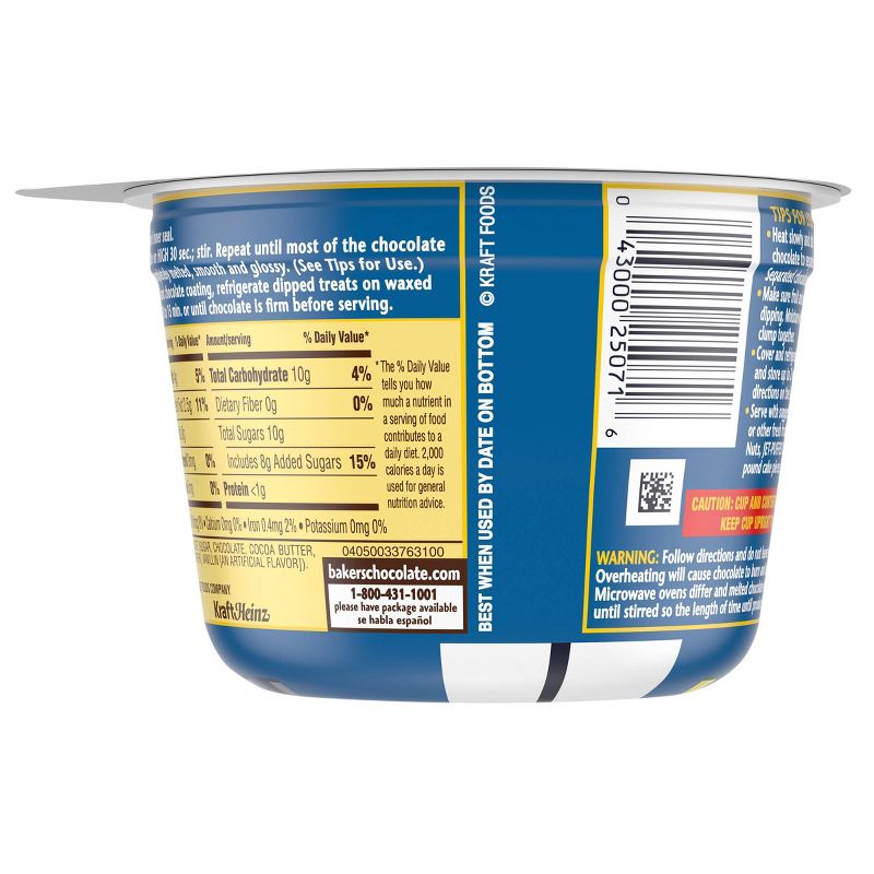 Baker's Microwaveable Dipping Milk Chocolate - 7oz