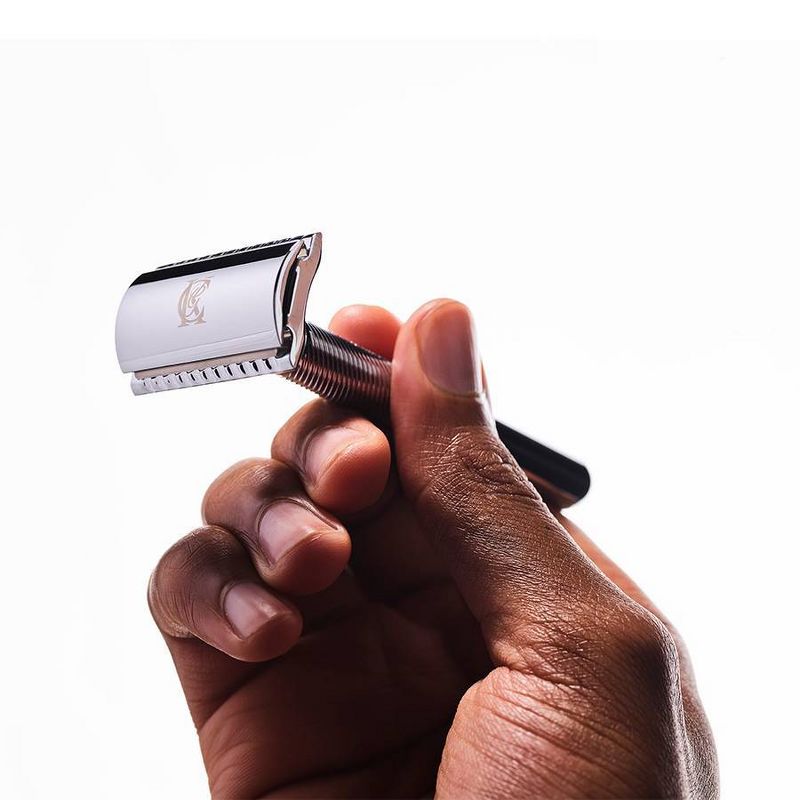 King C. Gillette Men's Double Edge Safety Razor+ 5 Double Edge Refill Blades