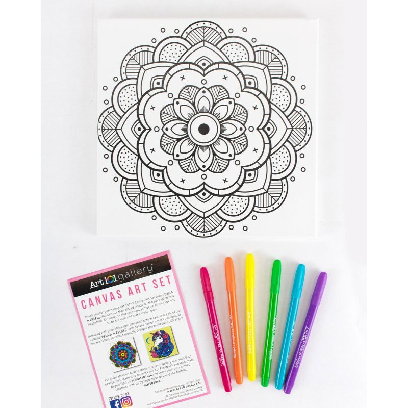 2pk 10" Canvas Art Set - Art 101