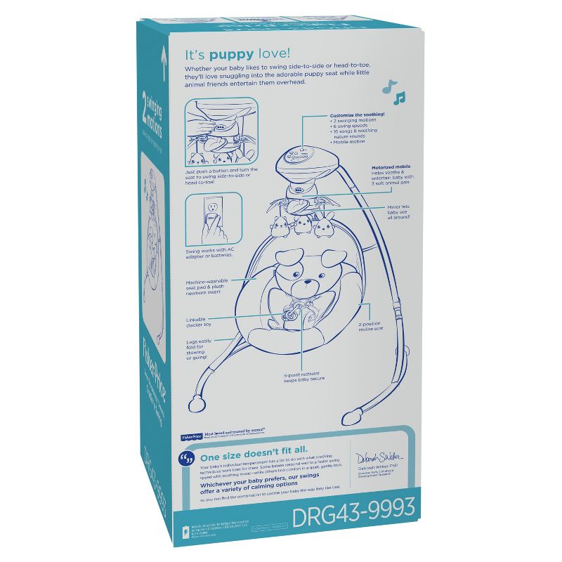 Fisher-Price Deluxe Take-Along Swing & Seat - Falling Leaves